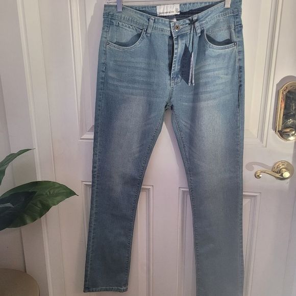 Paper Denim & Cloth Other - Slim-Fit Light Wash Jeans